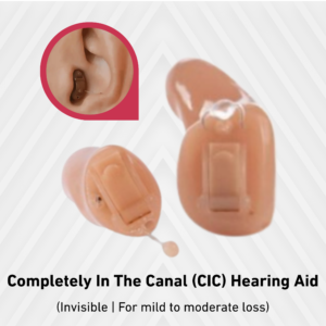 Completely In The Canal (CIC) Hearing Aid